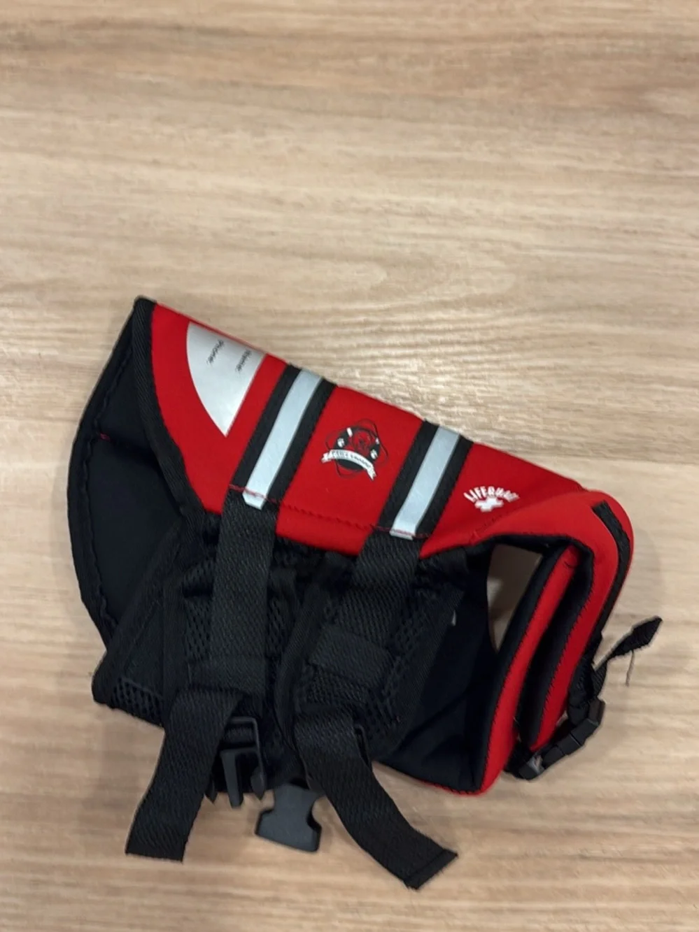 Lifeguard Red Dog Life Jacket with Reflective Strips nwot xs